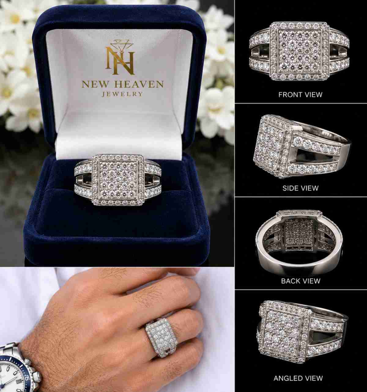 Moissanite Ring