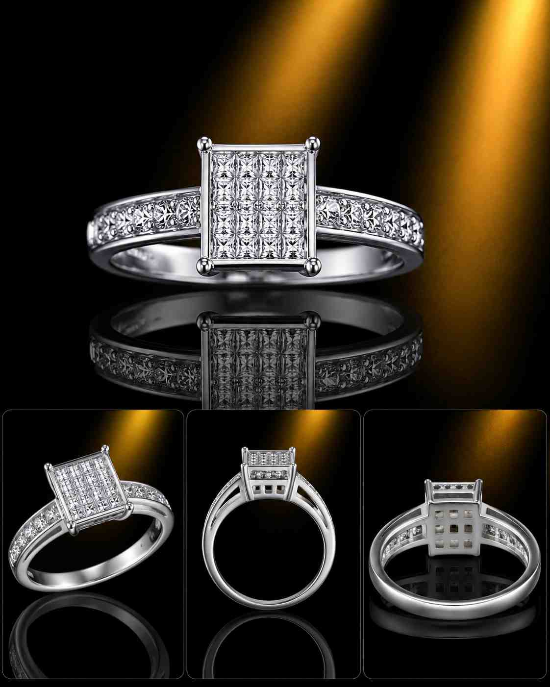 Moissanite Ring