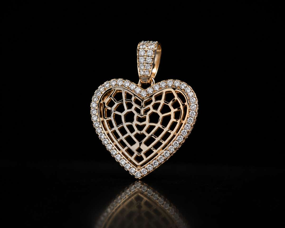 Heart Photo Pendant