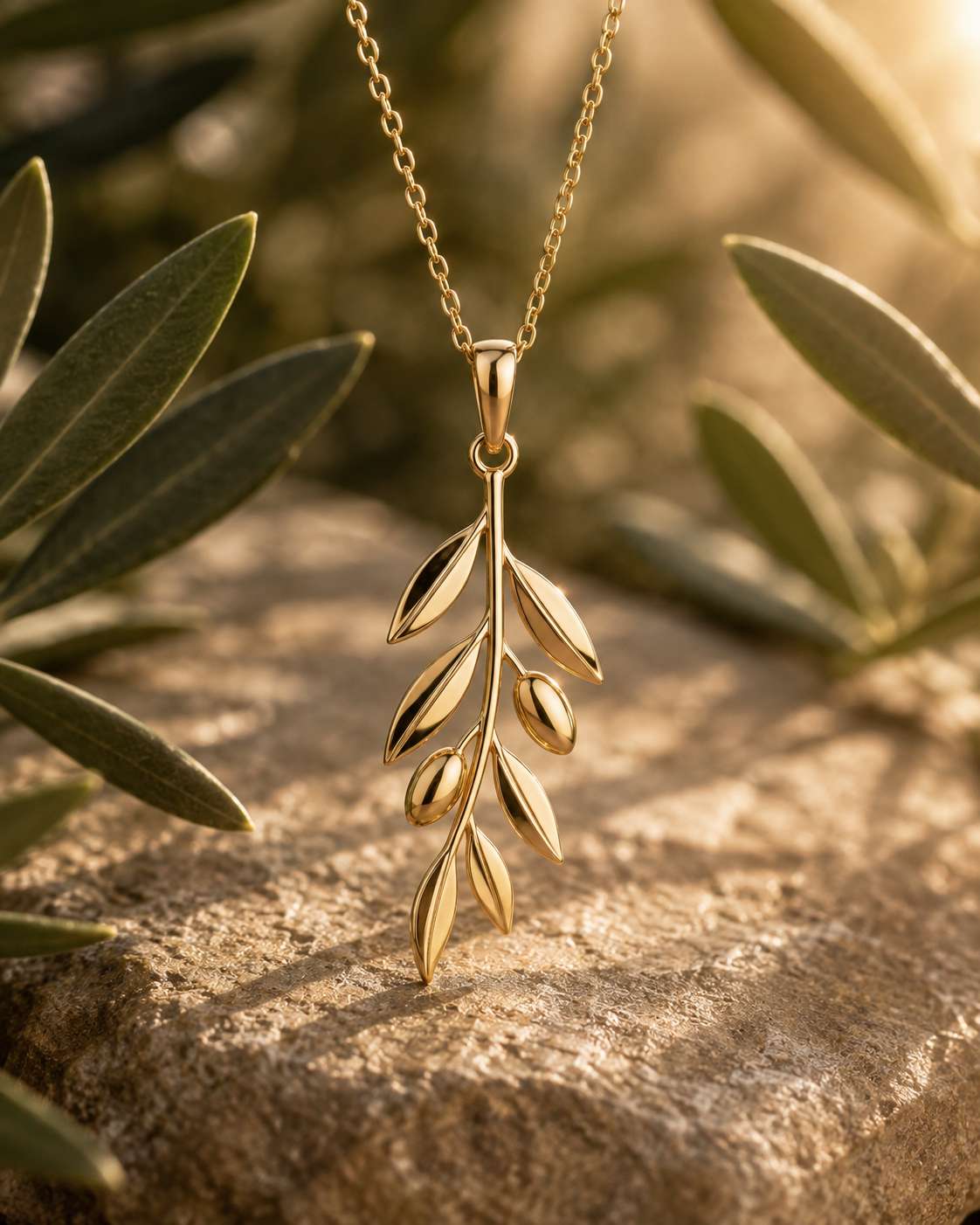 Olive Leaf Pendant