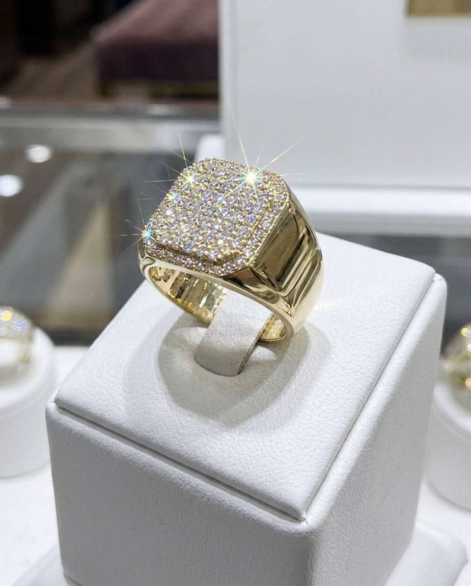 Diamonds Mens Ring