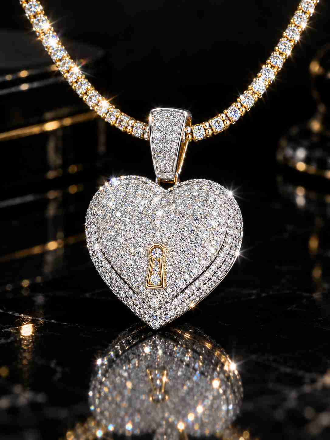 Heart Lock Pendant
