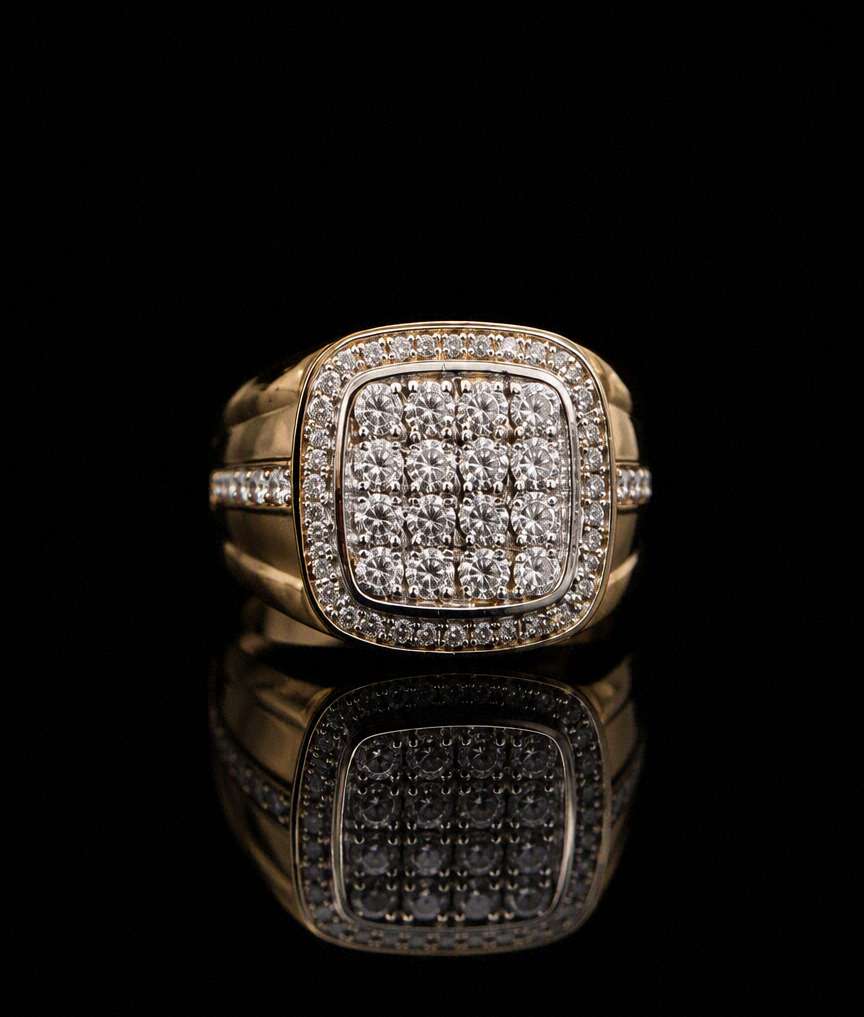 Diamond Mens Ring