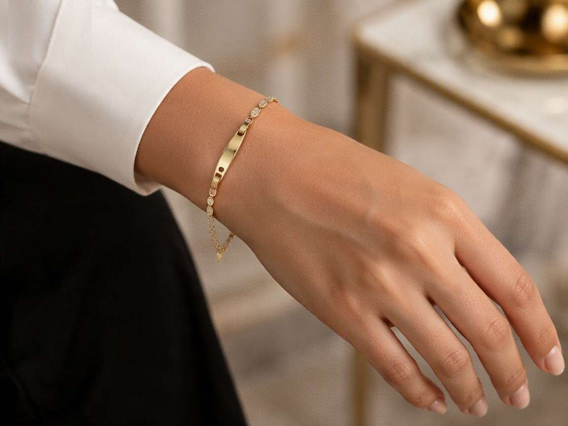 Mini Gold Figaro Bracelet