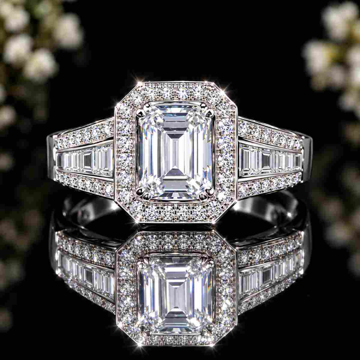 Moissanite Ring