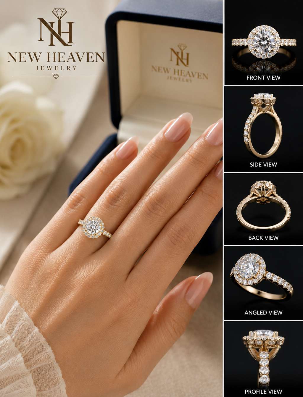 Diamond Engagement Ring - Image 2