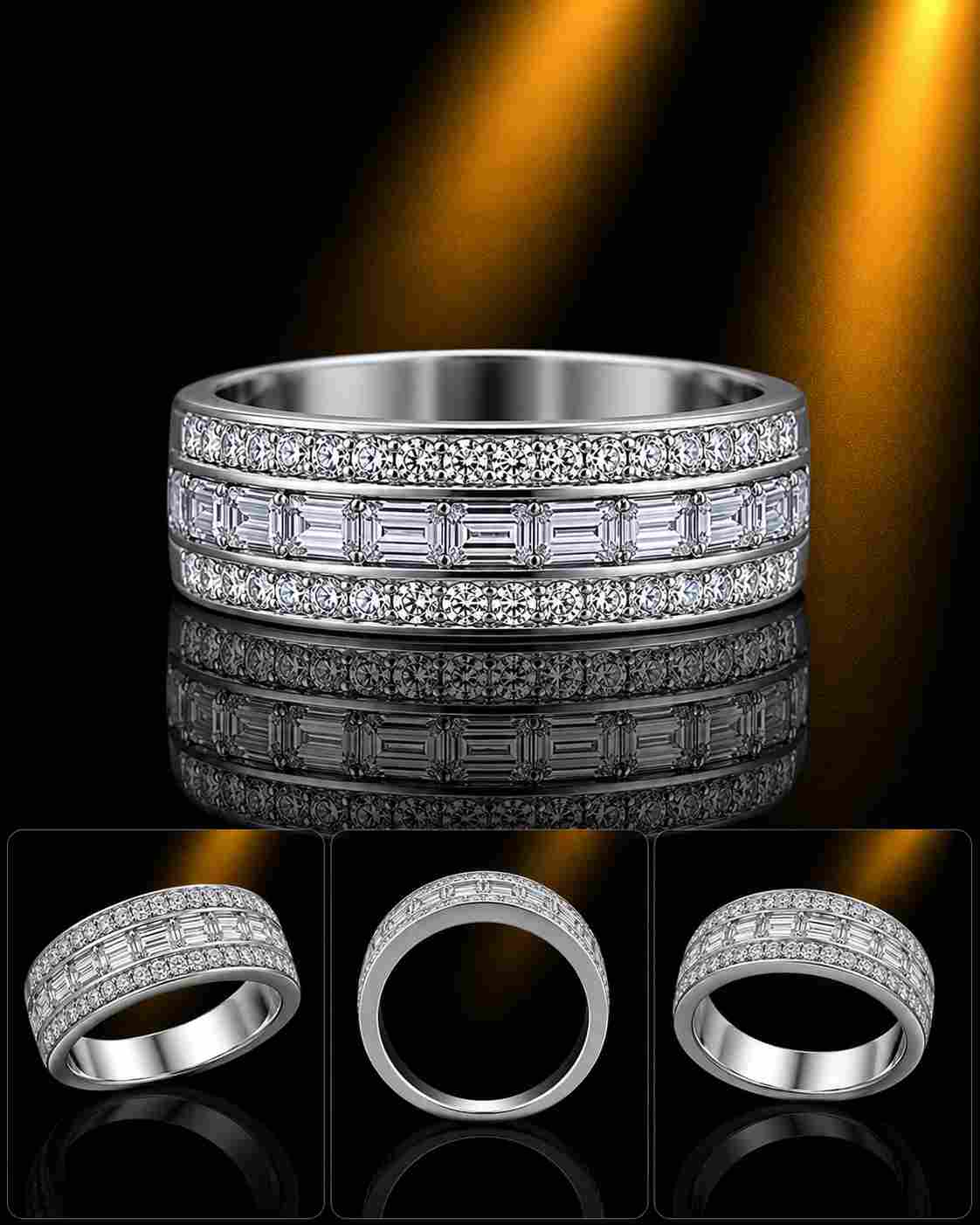 Moissanite Ring - Image Main