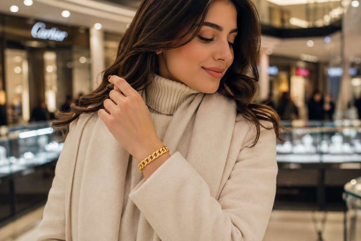 Cuban Link Chain Bracelet - Image 2