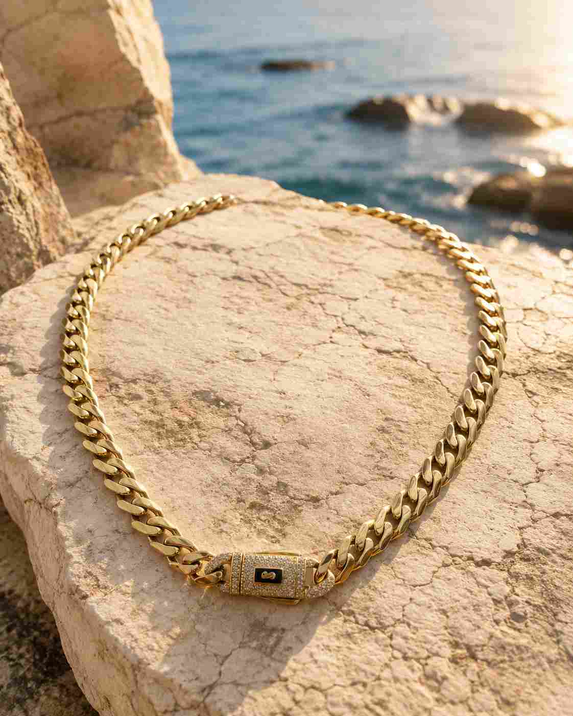 Monaco Curb Chain Necklace