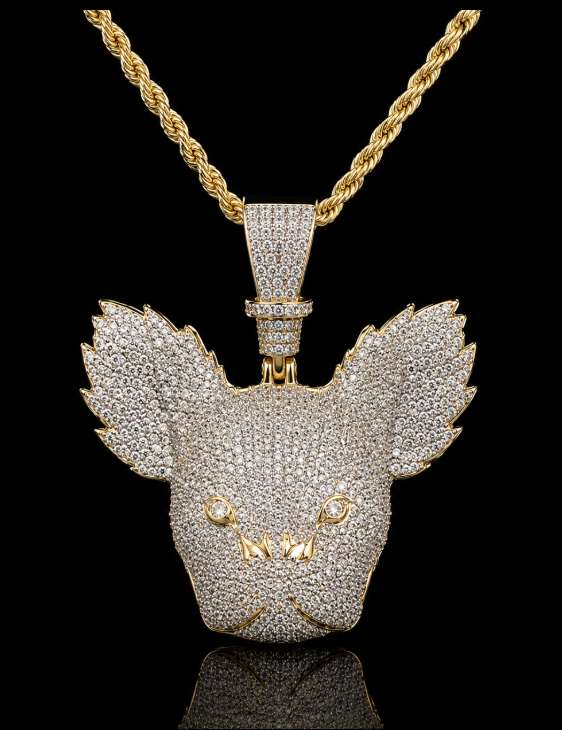 Diamond Pendant French Bulldog