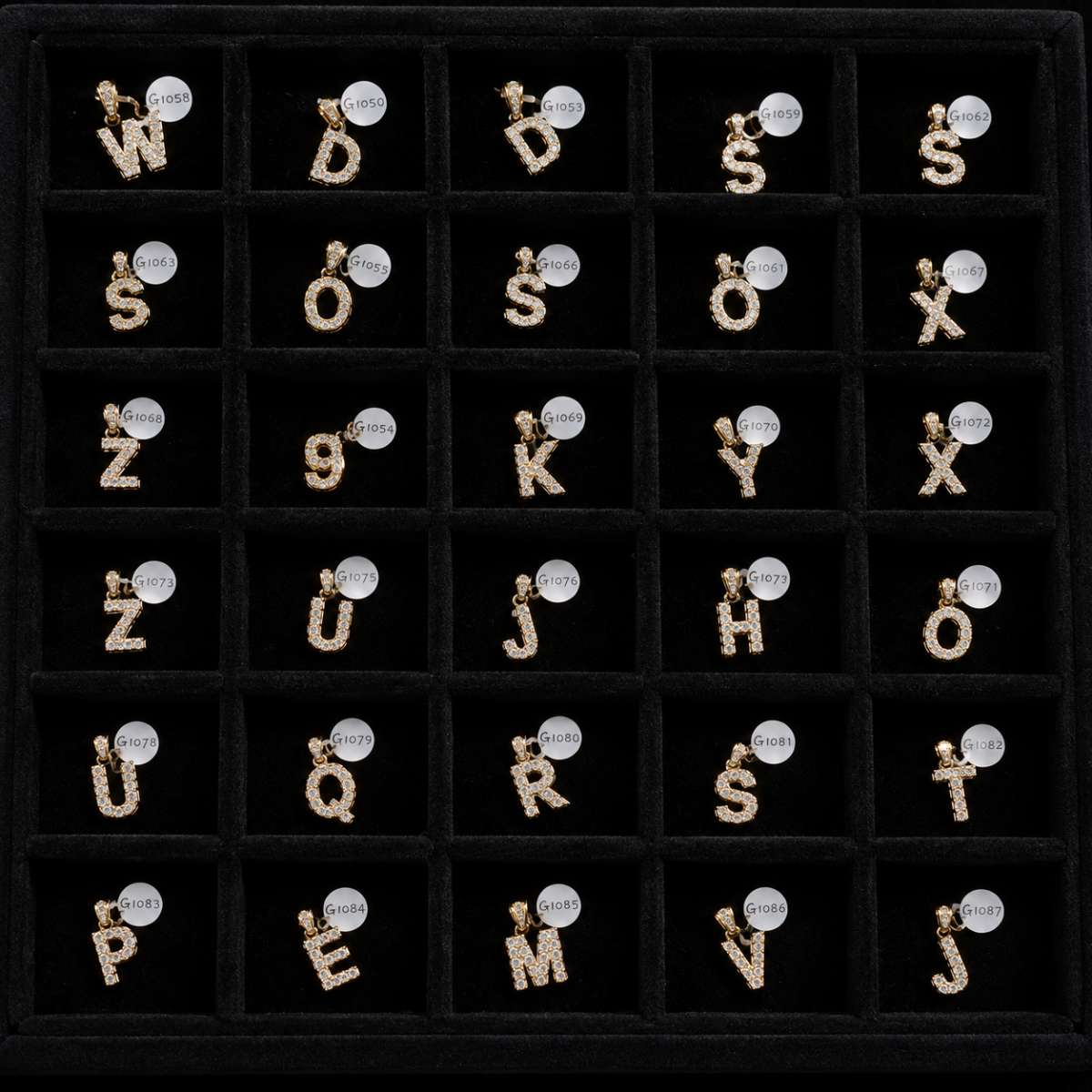 Letter Gold Pendant