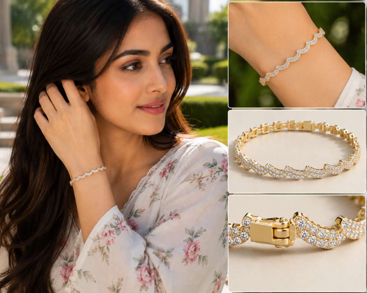 Czs Bangle in Gold Color - Image 2