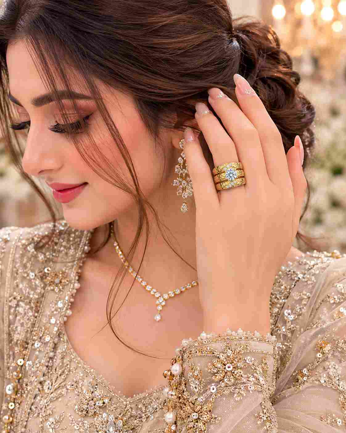 Diamond Wedding Ring Band - Image 2