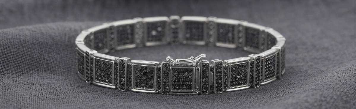 Men's silver-toned link bracelet - Image Main