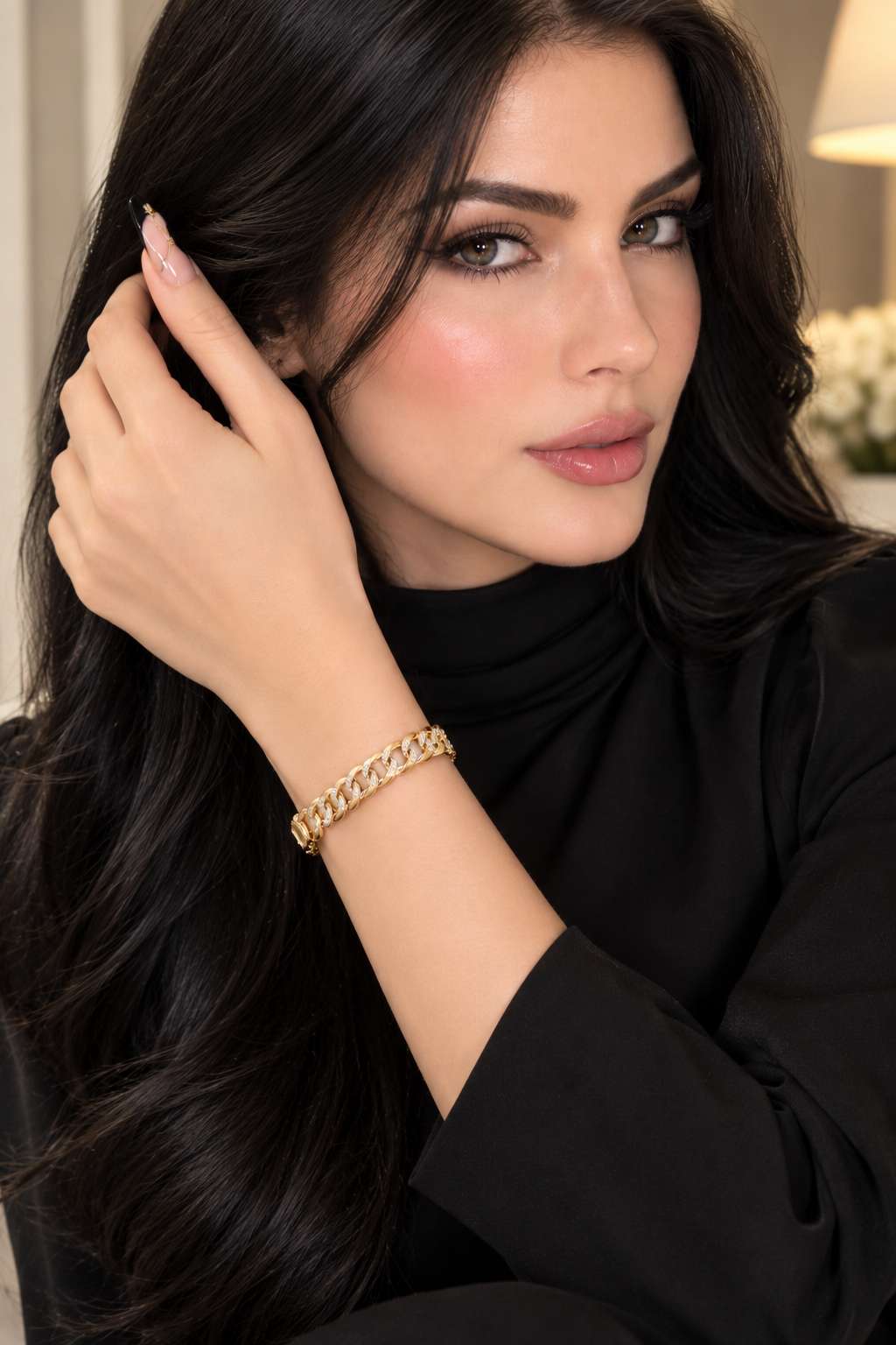 Link Chain Gold Bracelet - Image 2