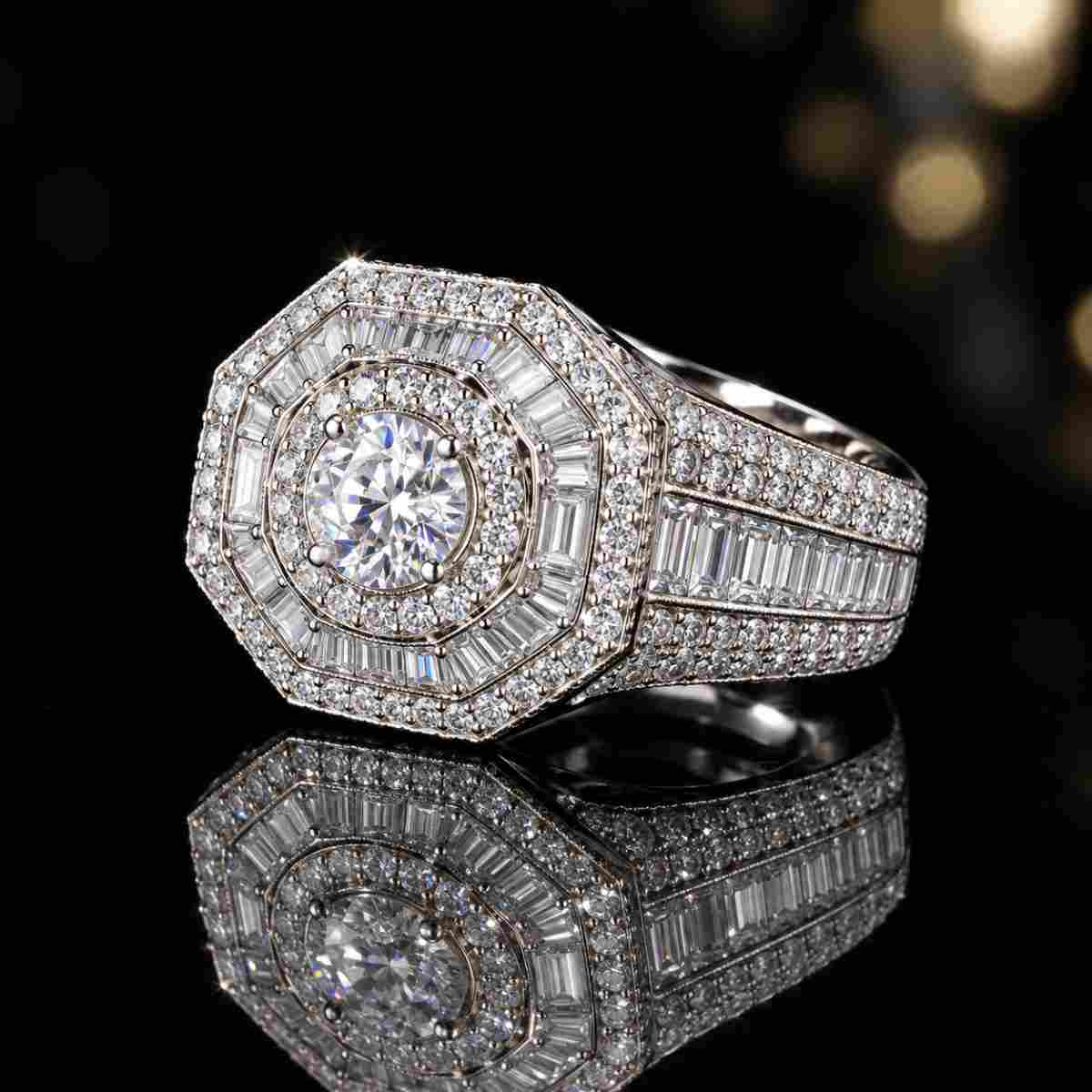 Moissanite Ring - Image Main