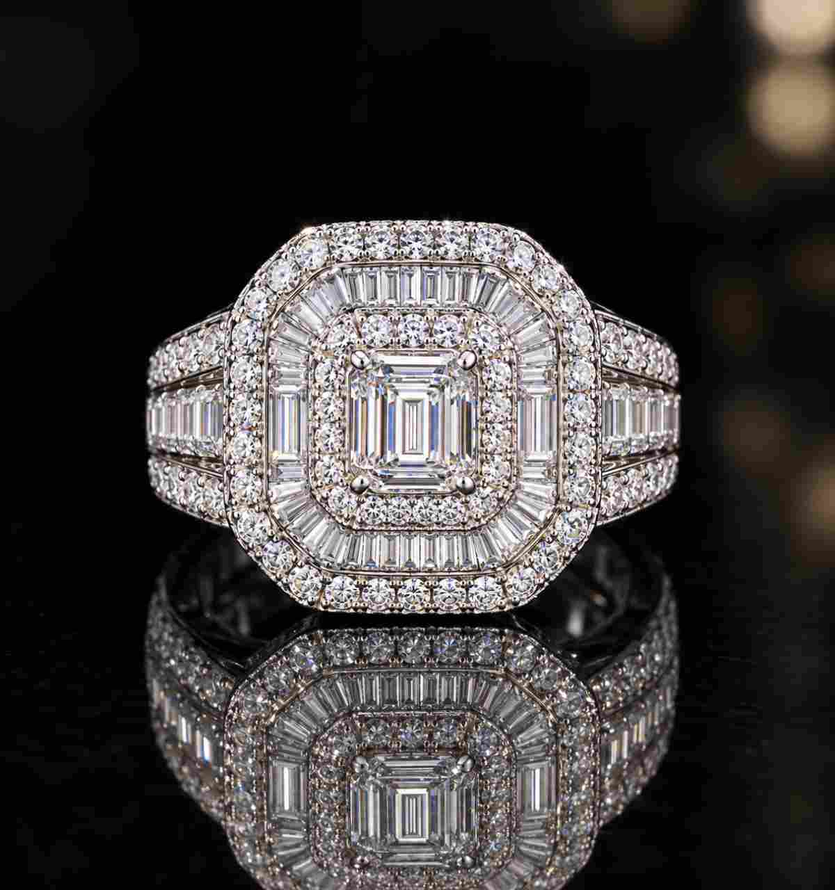 Moissanite Ring - Image Main